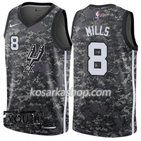 Dres San Antonio Spurs Patty Mills 8 Nike City Edition Crna Swingman - Dječji